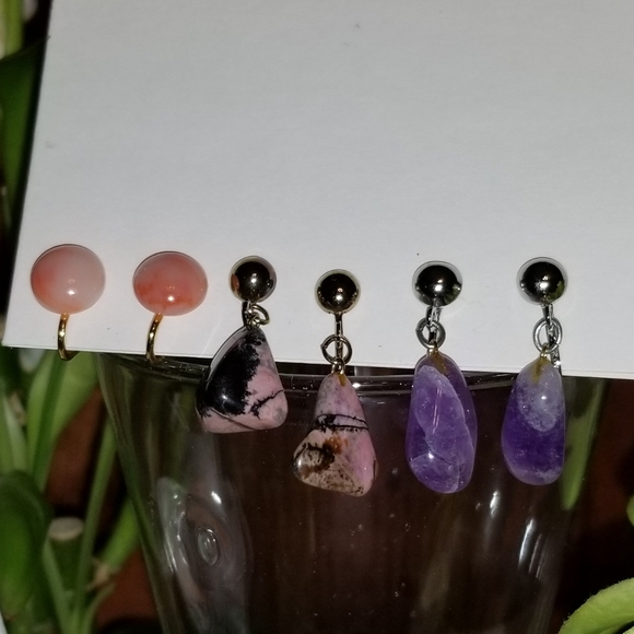 Jewelry - Vintage Precious Gem Earring Set